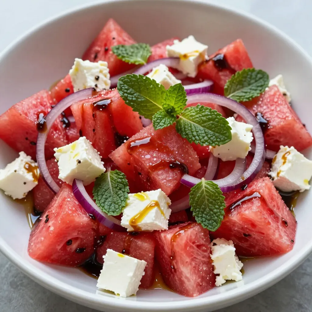 Watermelon Feta Salad Fresh and Flavorful Recipe