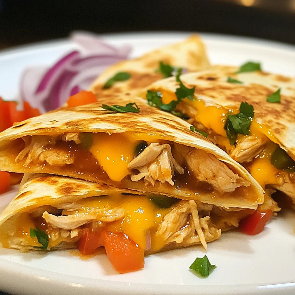 BBQ Ranch Chicken Quesadillas Flavorful and Easy Meal