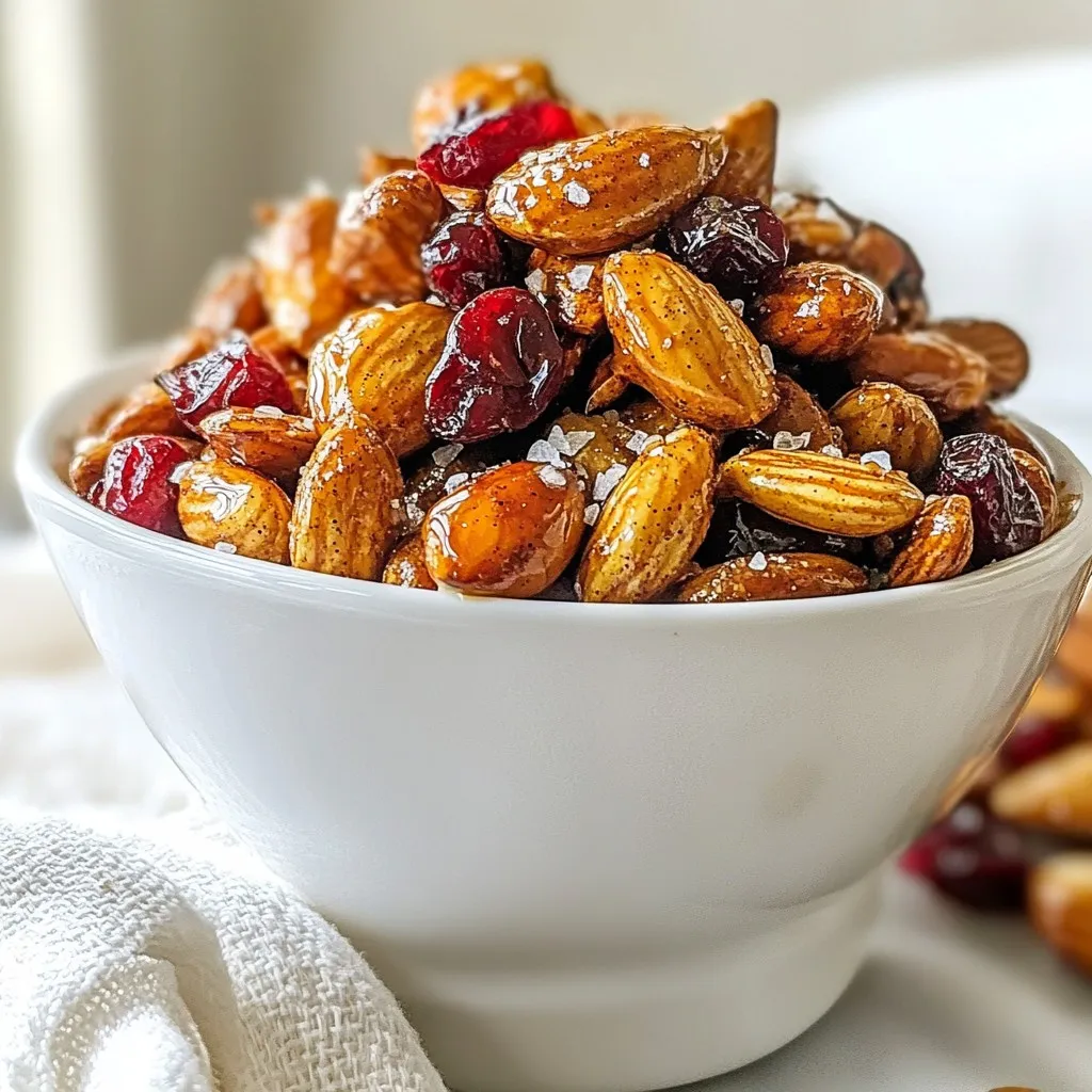Maple Cinnamon Roasted Almonds Delightful Snack Treat