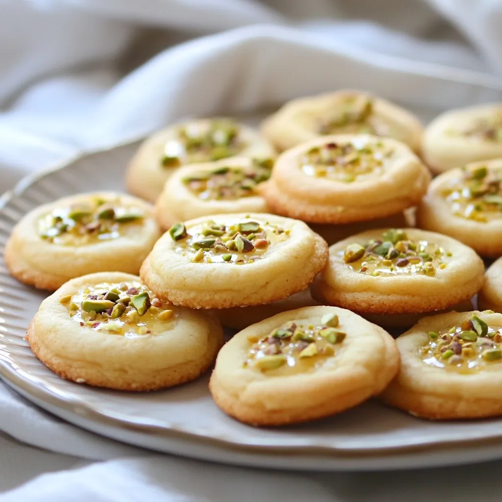 Pistachio Rose Water Cookies Delightful and Simple Treat