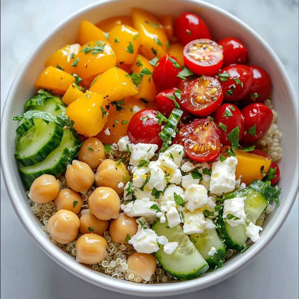 Mediterranean Quinoa Bowls Flavorful and Healthy Meal