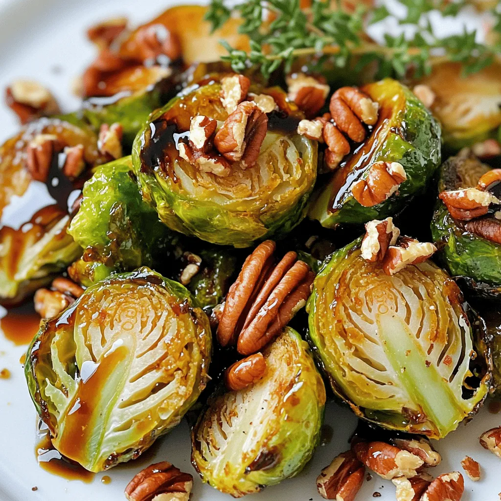 Maple Balsamic Brussels Sprouts Flavorful Side Dish