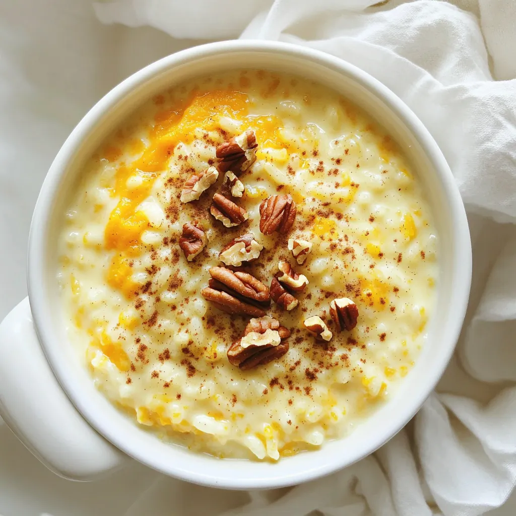 Pumpkin Spice Rice Pudding Creamy Comfort Food