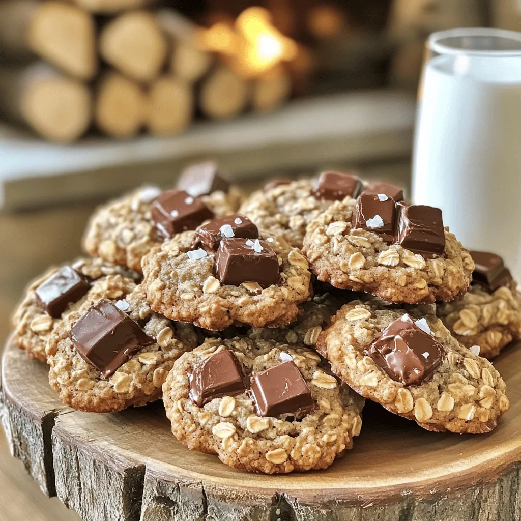 Chocolate Chunk Oatmeal Cookies Deliciously Simple Treat