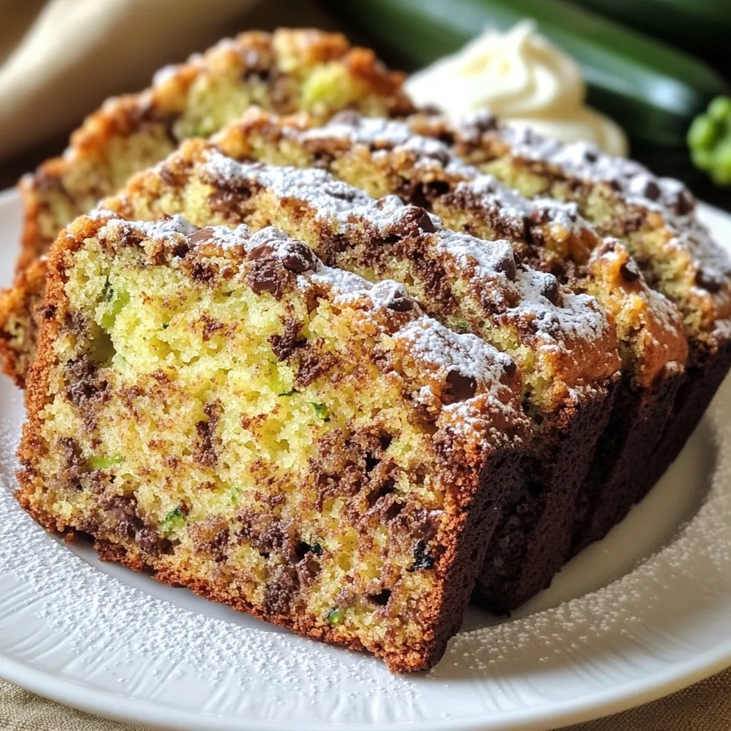 Chocolate Chip Zucchini Bread Quick and Easy Recipe