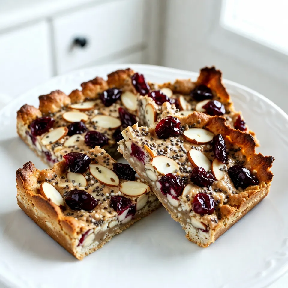 Cranberry Almond Energy Bars Nutritious and Simple