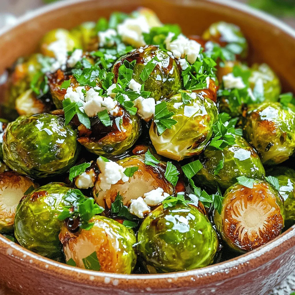 Balsamic Glazed Roasted Brussels Sprouts Delight Recipe