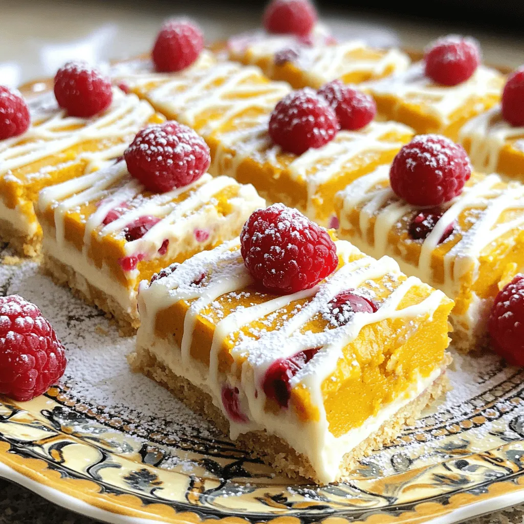 White Chocolate Raspberry Pumpkin Bars No Bake Delight