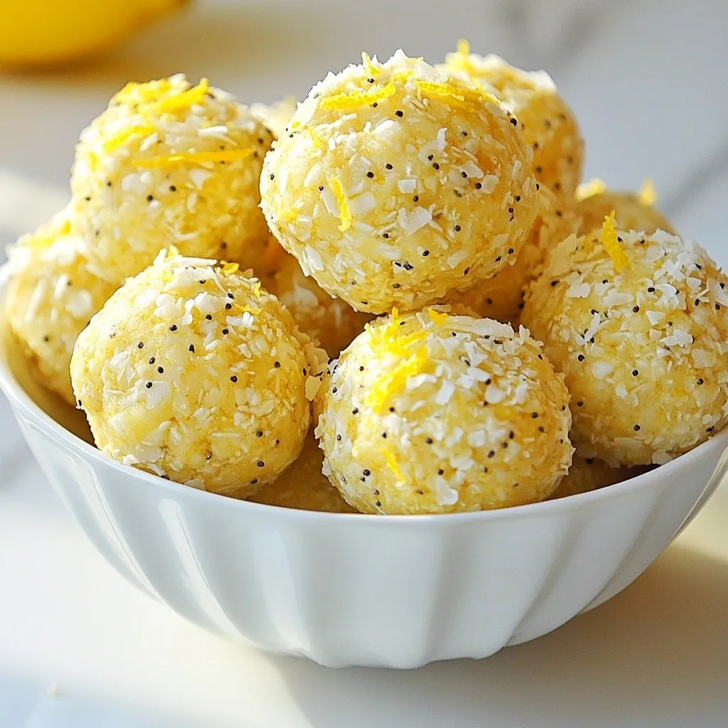 Lemon Poppy Seed Energy Bites for a Healthy Boost