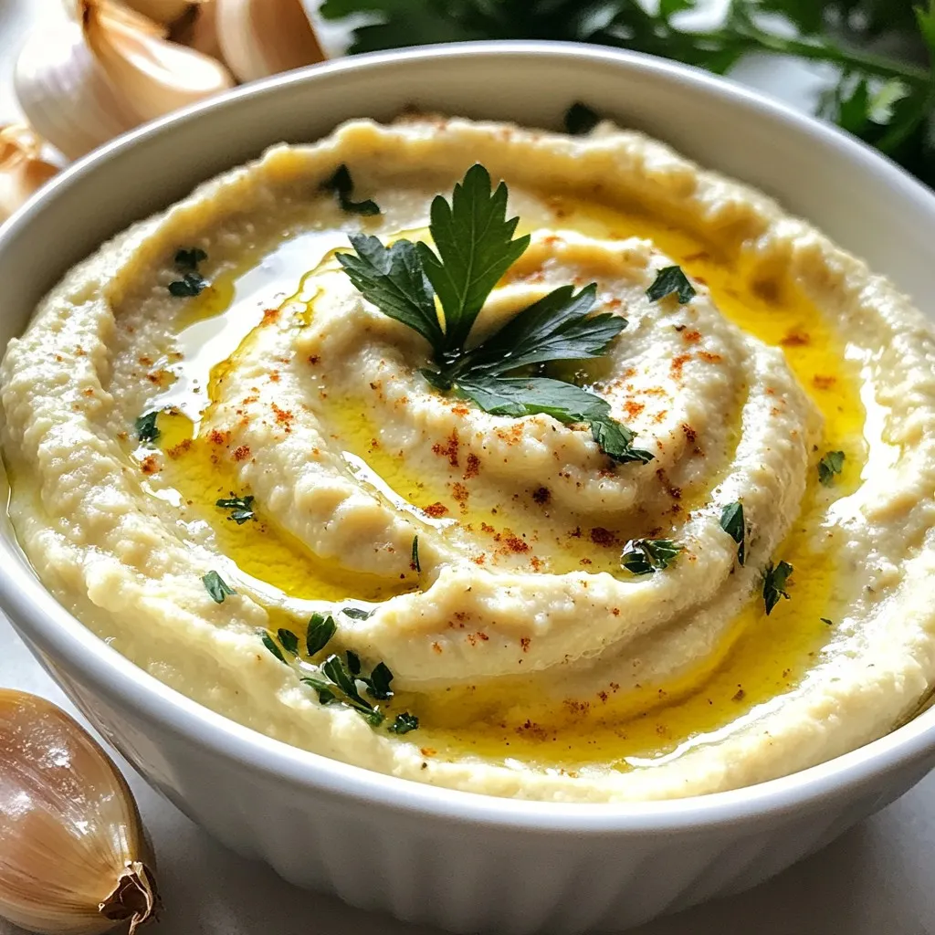Roasted Garlic White Bean Dip Flavorful and Creamy
