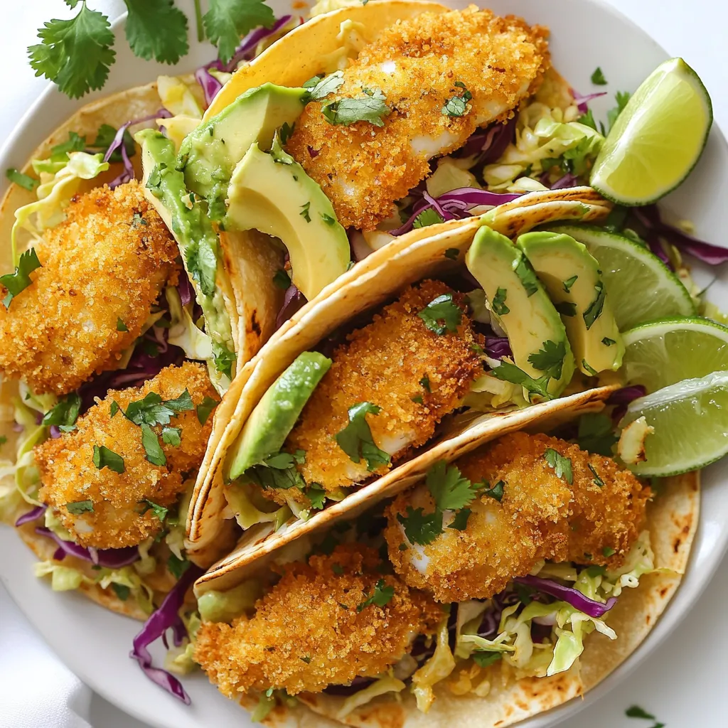 Crispy Air Fryer Fish Tacos Flavorful and Simple Meal