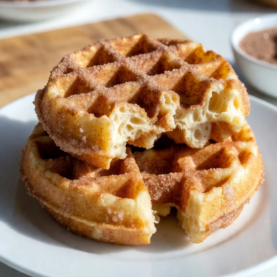 Cinnamon Sugar Churro Waffles Tasty and Easy Recipe
