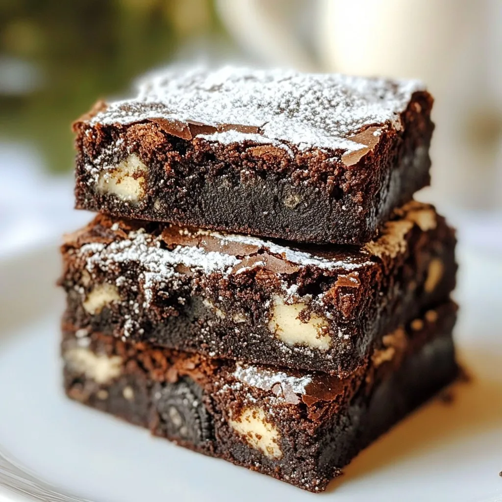 Oreo Stuffed Brownies Irresistible Chocolate Treat