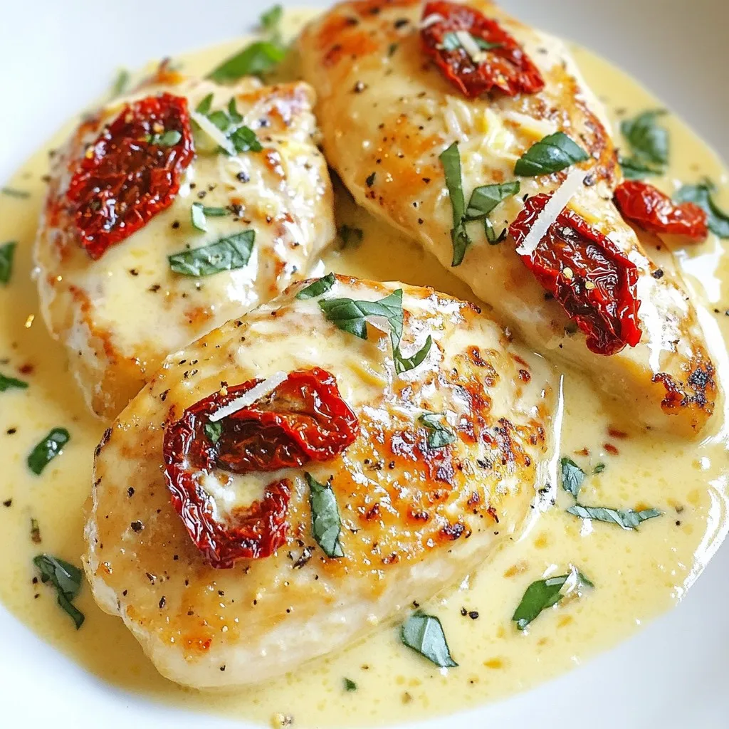 Creamy Sun-Dried Tomato Chicken Flavorful Delight