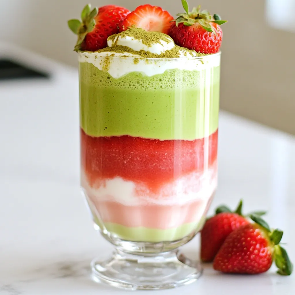 Matcha Strawberry Latte Delightful and Refreshing Recipe
