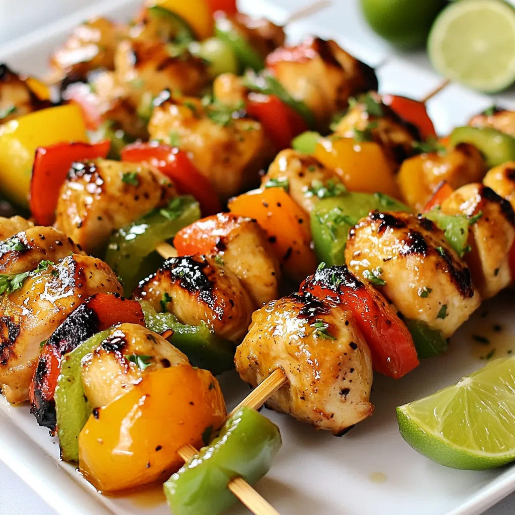 Honey Lime Chicken Kabobs Flavorful Grilled Delight