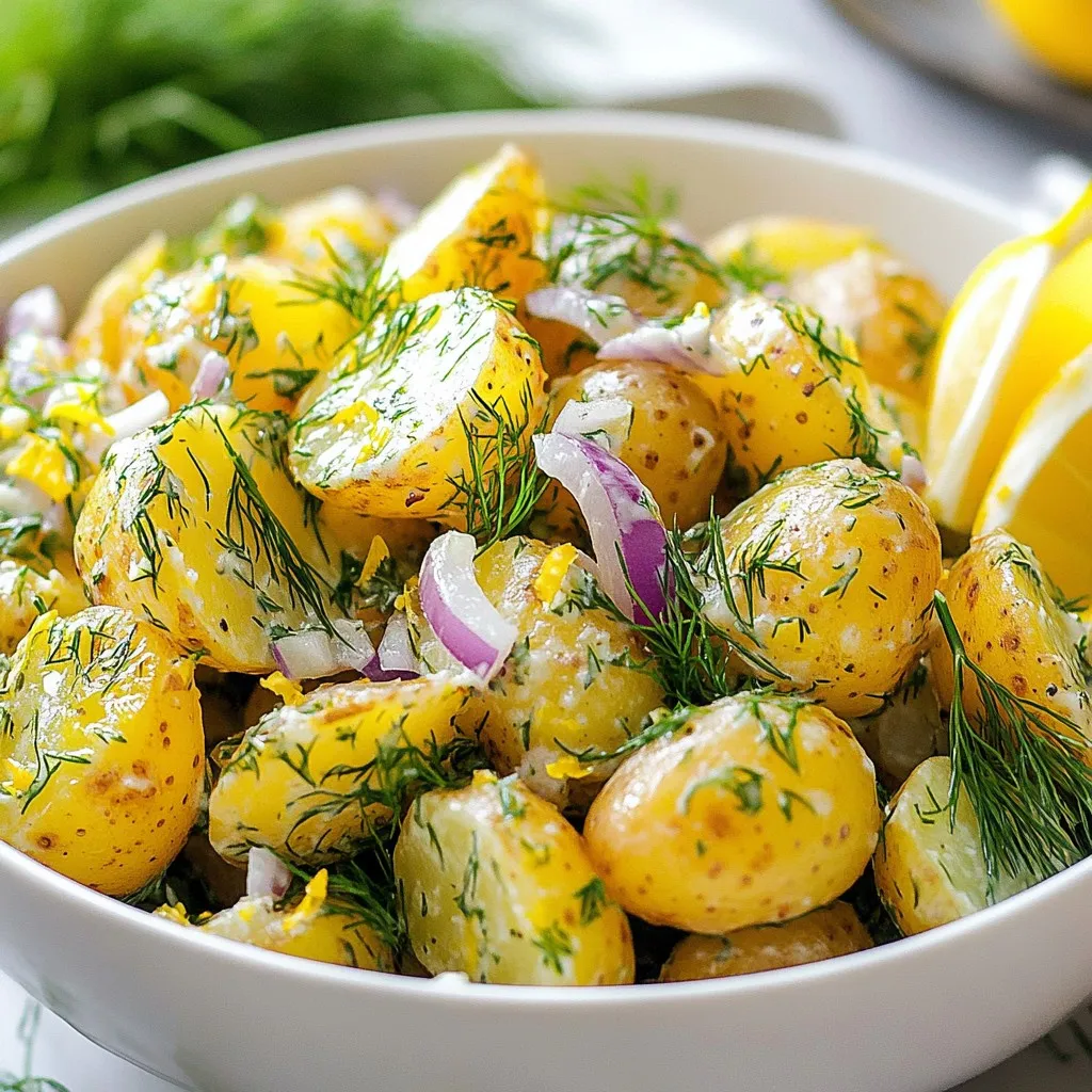 Lemon Dill Potato Salad Fresh and Flavorful Side Dish