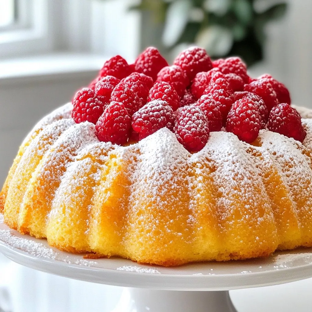 Lemon Raspberry Bundt Cake Delightful Dessert Recipe