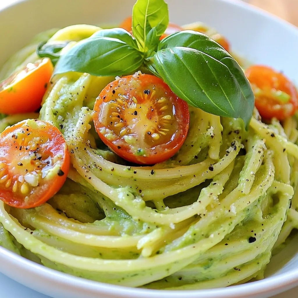 Creamy Avocado Pasta Simple and Tasty Meal