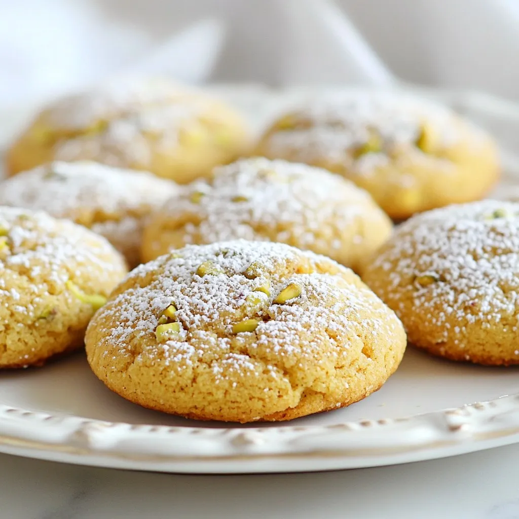Pistachio Rose Water Cookies Irresistible Flavor Treat