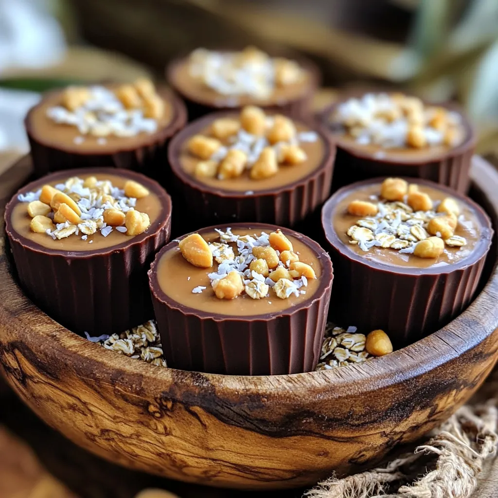 No Bake Chocolate Peanut Butter Oat Cups Delight