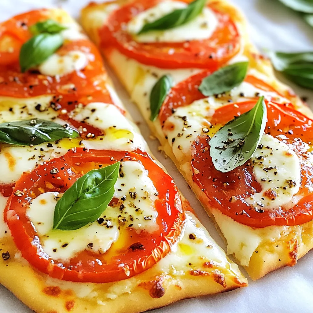 Margherita Flatbread Pizza Easy and Tasty Recipe