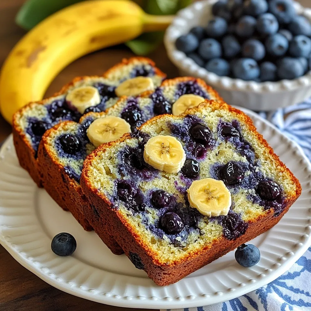 Blueberry Banana Bread Savory and Simple Recipe