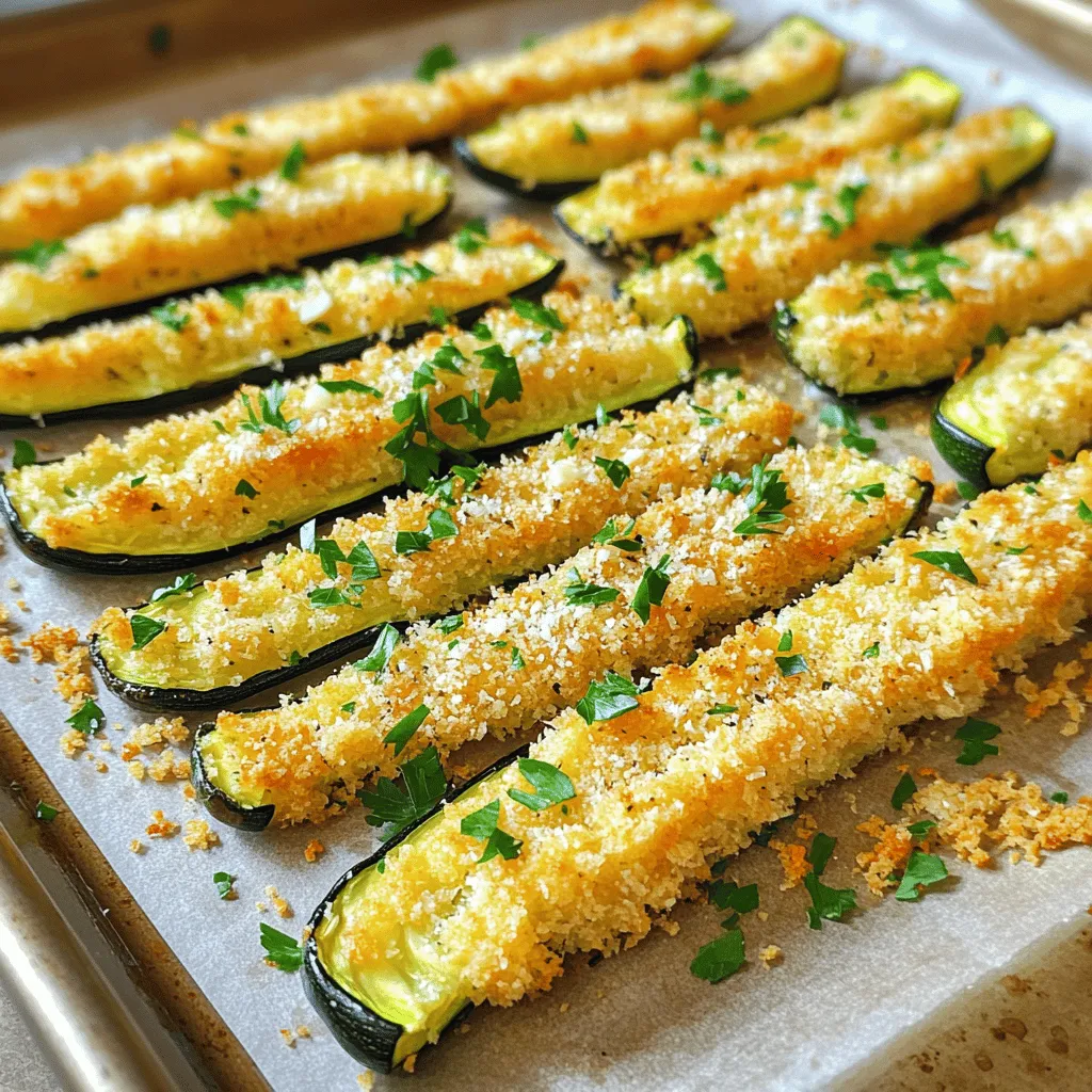 Crispy Garlic Butter Parmesan Zucchini Fries Delight