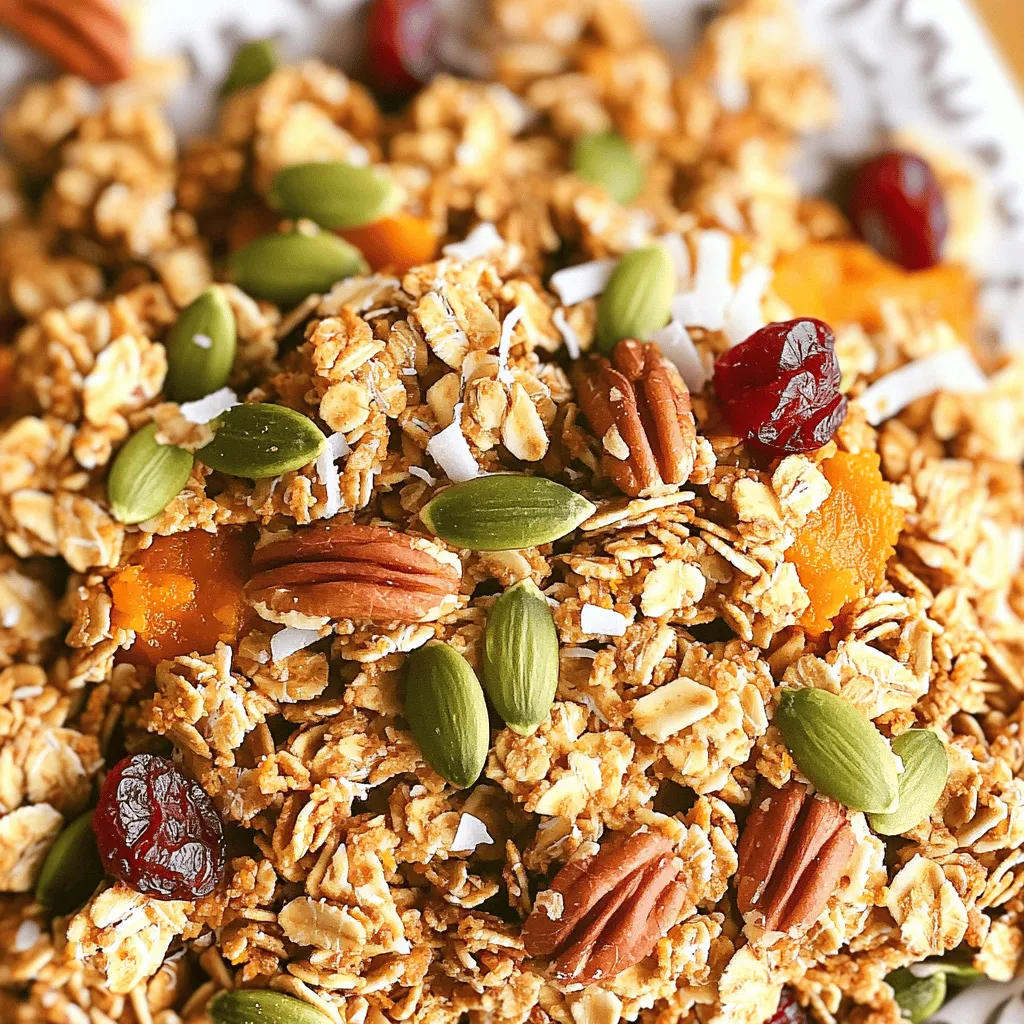 Maple Pecan Pumpkin Granola Tasty and Healthy Snack