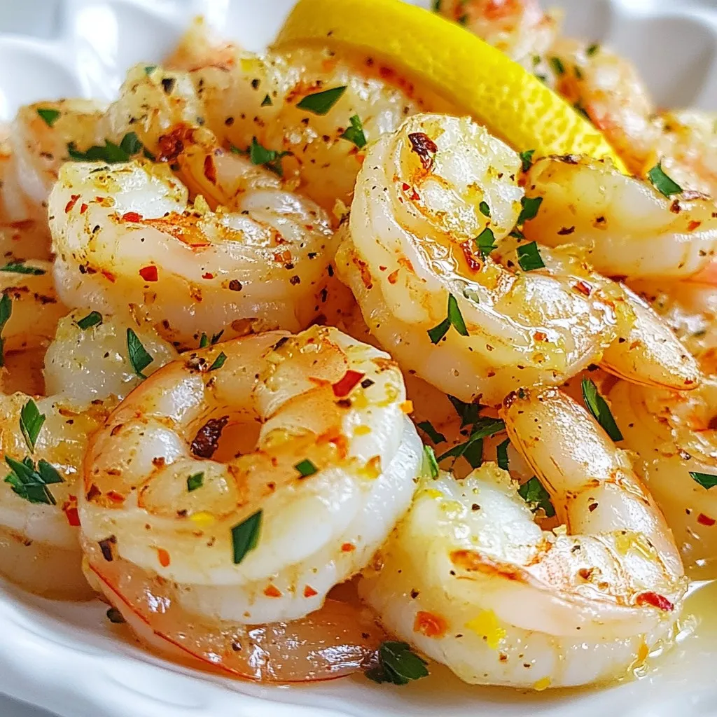 Lemon Garlic Roasted Shrimp Savory and Simple Recipe