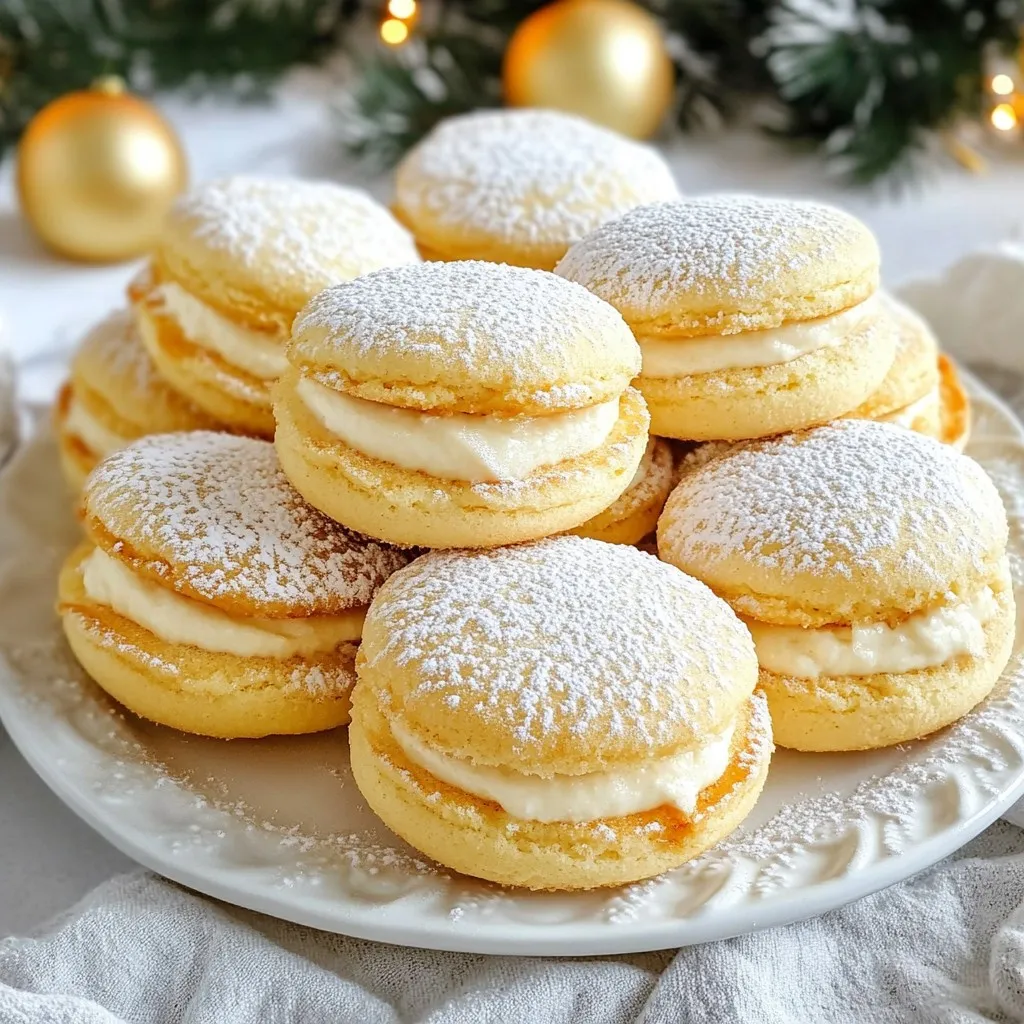 Eggnog Whoopie Pies Delightful Holiday Treats