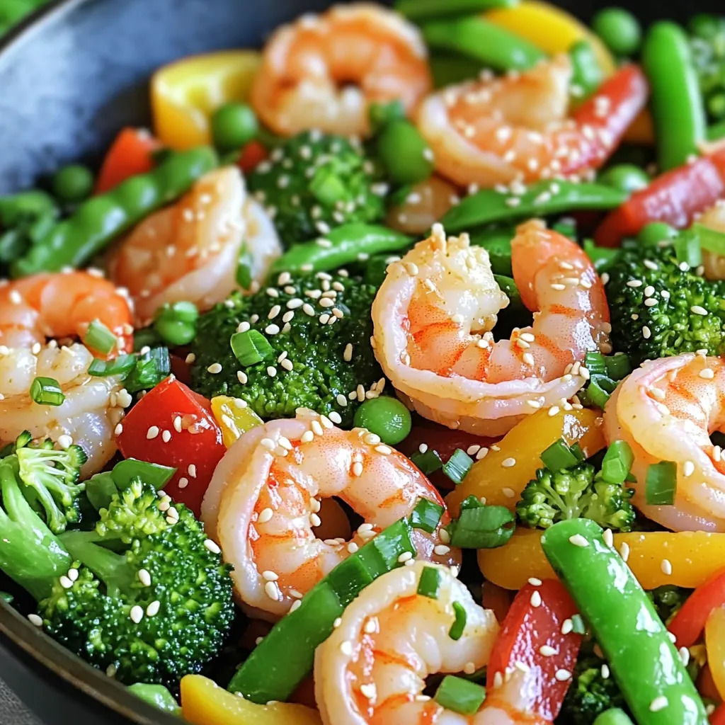 Garlic Sesame Shrimp Stir Fry Flavorful Quick Meal
