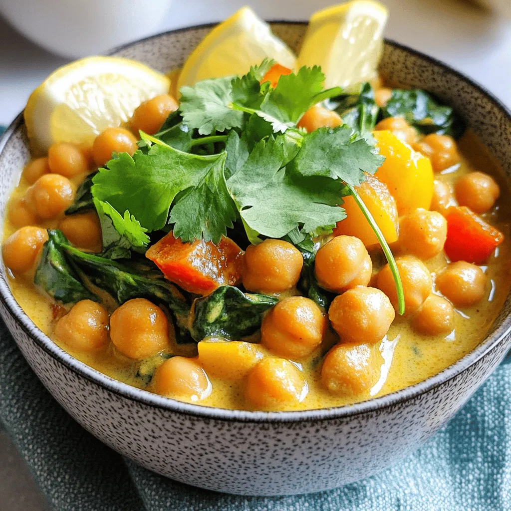 Coconut Curry Chickpeas Flavorful and Easy Recipe