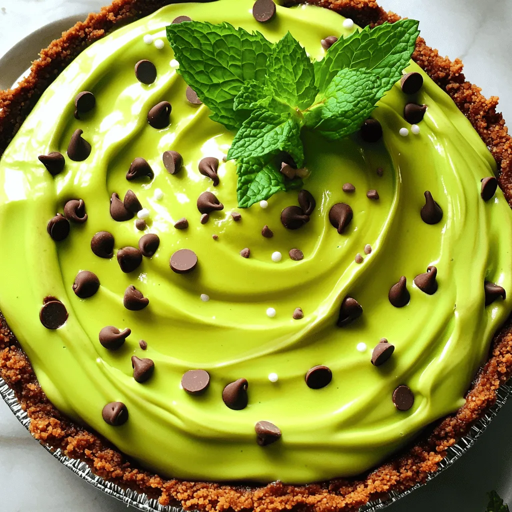 Mint Chocolate Grasshopper Pie Delicious and Easy Recipe