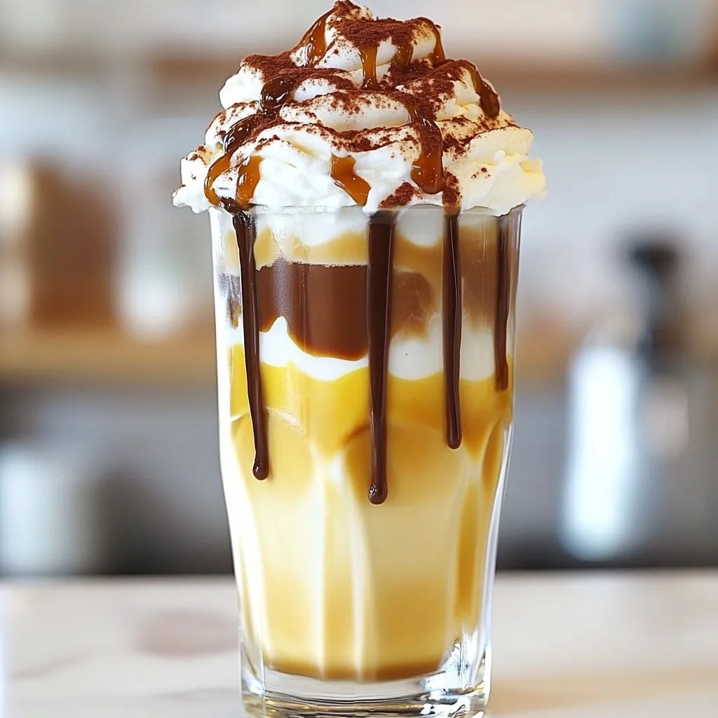 Caramel Mocha Iced Coffee Rich and Creamy Delight