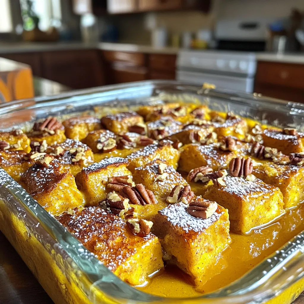Pumpkin Spice French Toast Casserole Simple Recipe