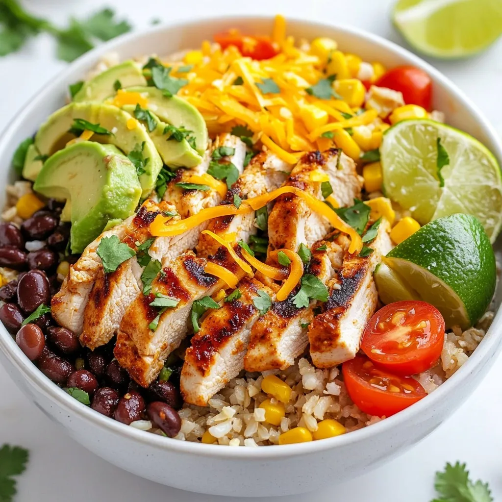 Chipotle Chicken Burrito Bowl Tasty and Filling Meal