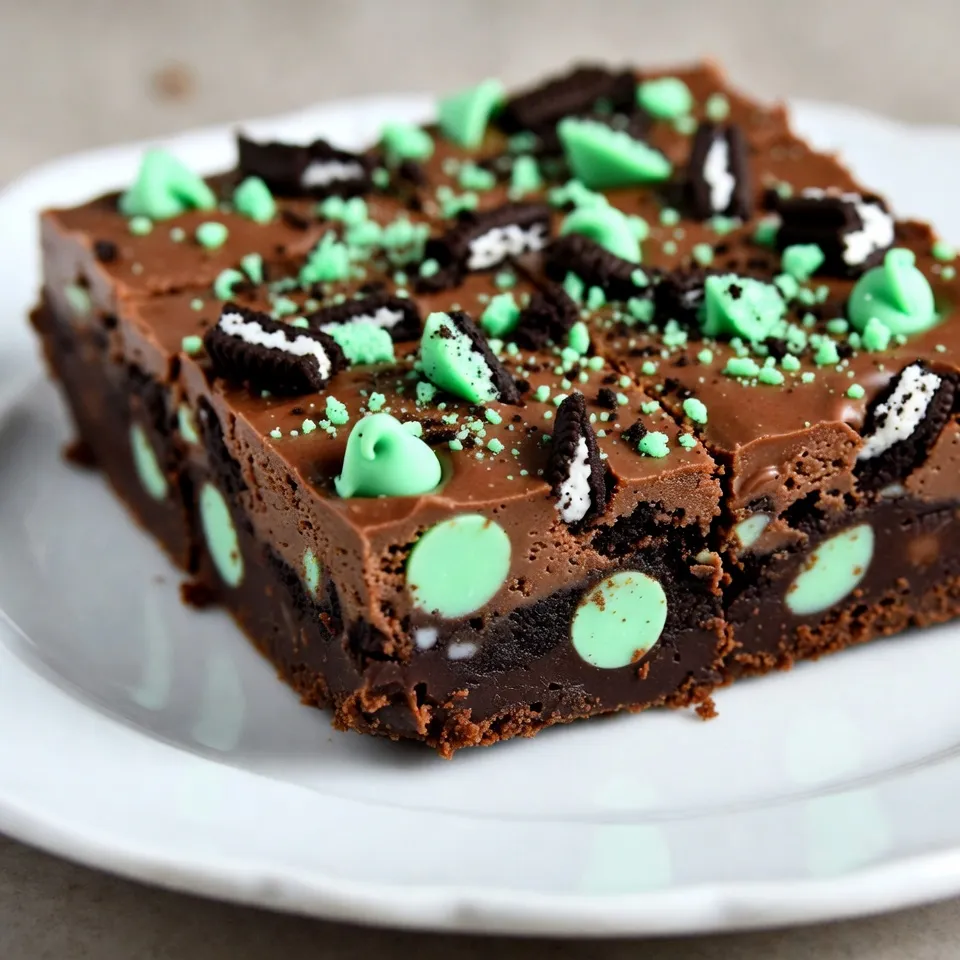 Chocolate Mint Oreo Fudge Irresistible Dessert Treat