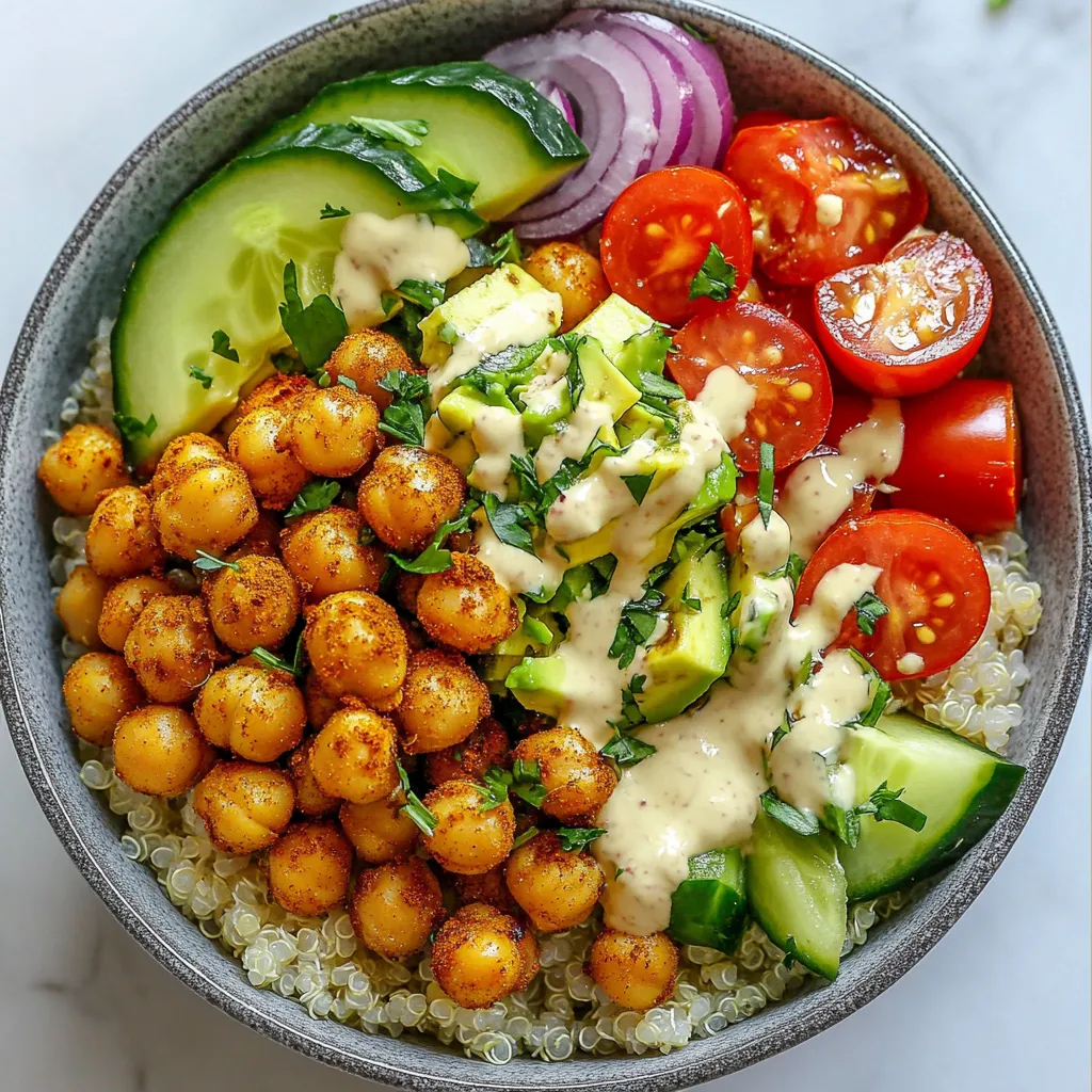 Chickpea Shawarma Bowl Packed with Flavorful Goodness