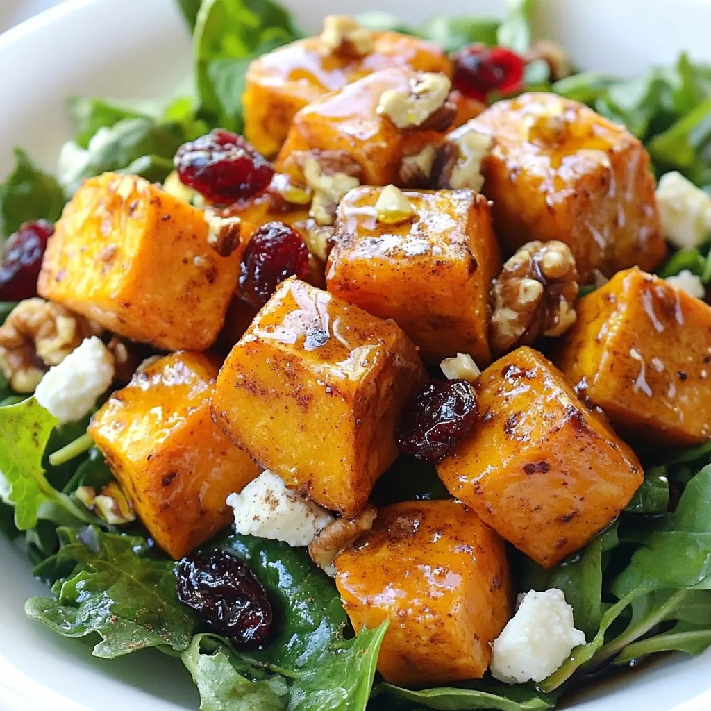 Maple Roasted Sweet Potato Salad Tasty and Colorful Dish