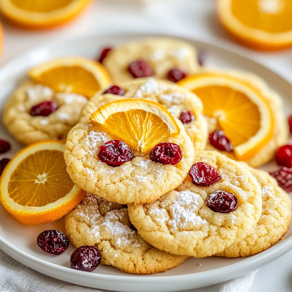 Cranberry Orange Sugar Cookies Simple and Tasty Treat