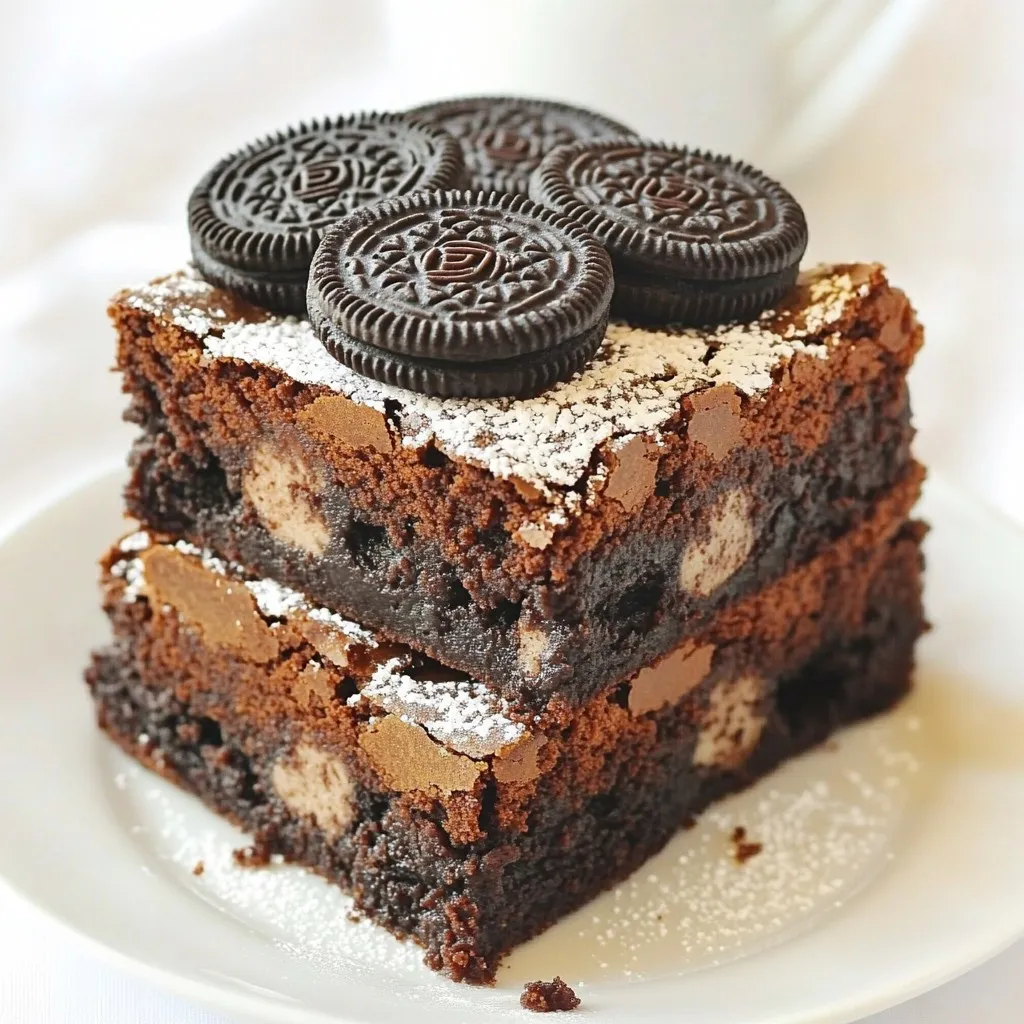 Oreo Stuffed Brownies Rich and Decadent Indulgence