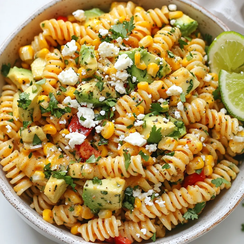 Street Corn Pasta Salad Flavorful and Fun Dish