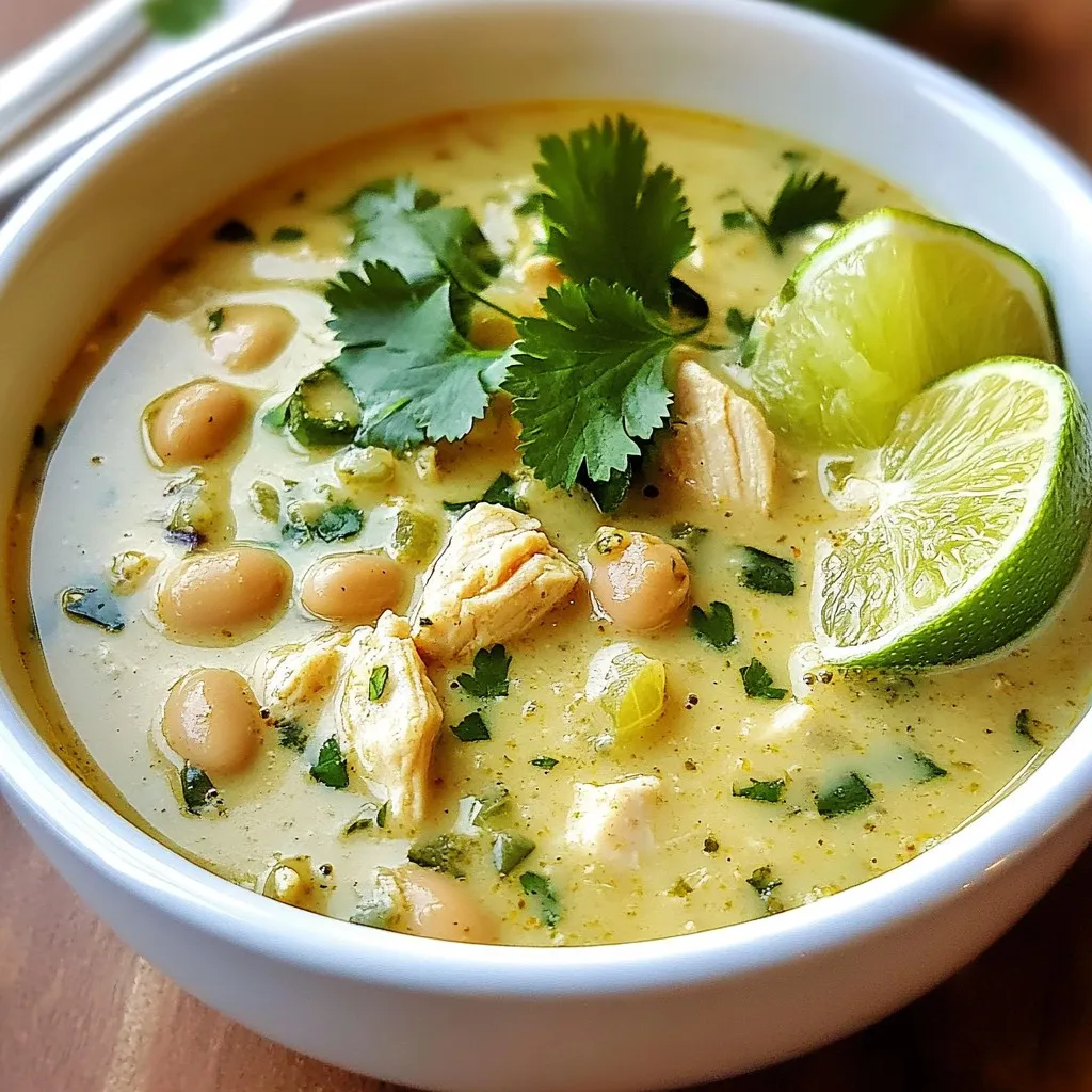 Creamy White Chicken Chili Simple and Savory Dish