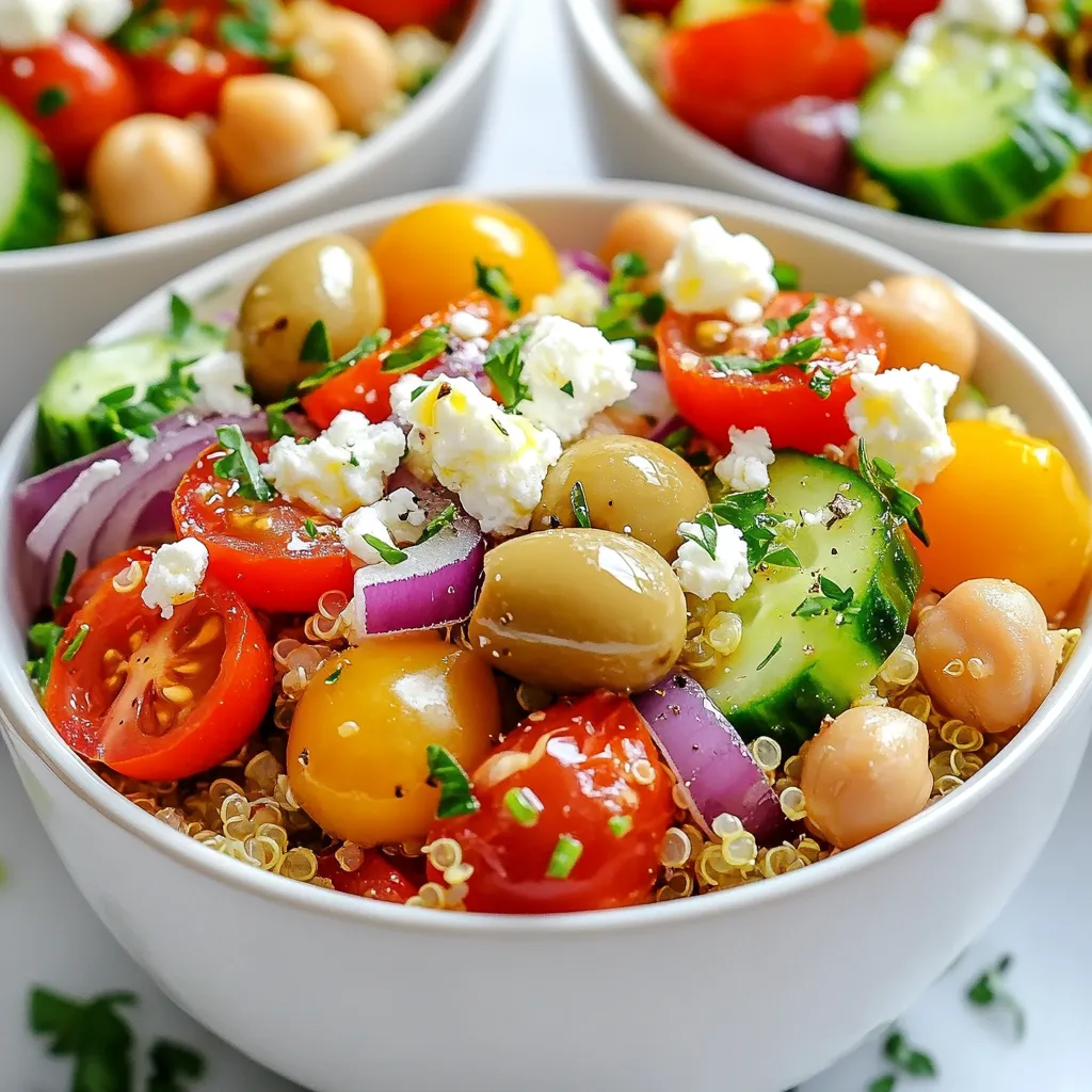 Mediterranean Quinoa Bowls Fresh and Flavorful Meal