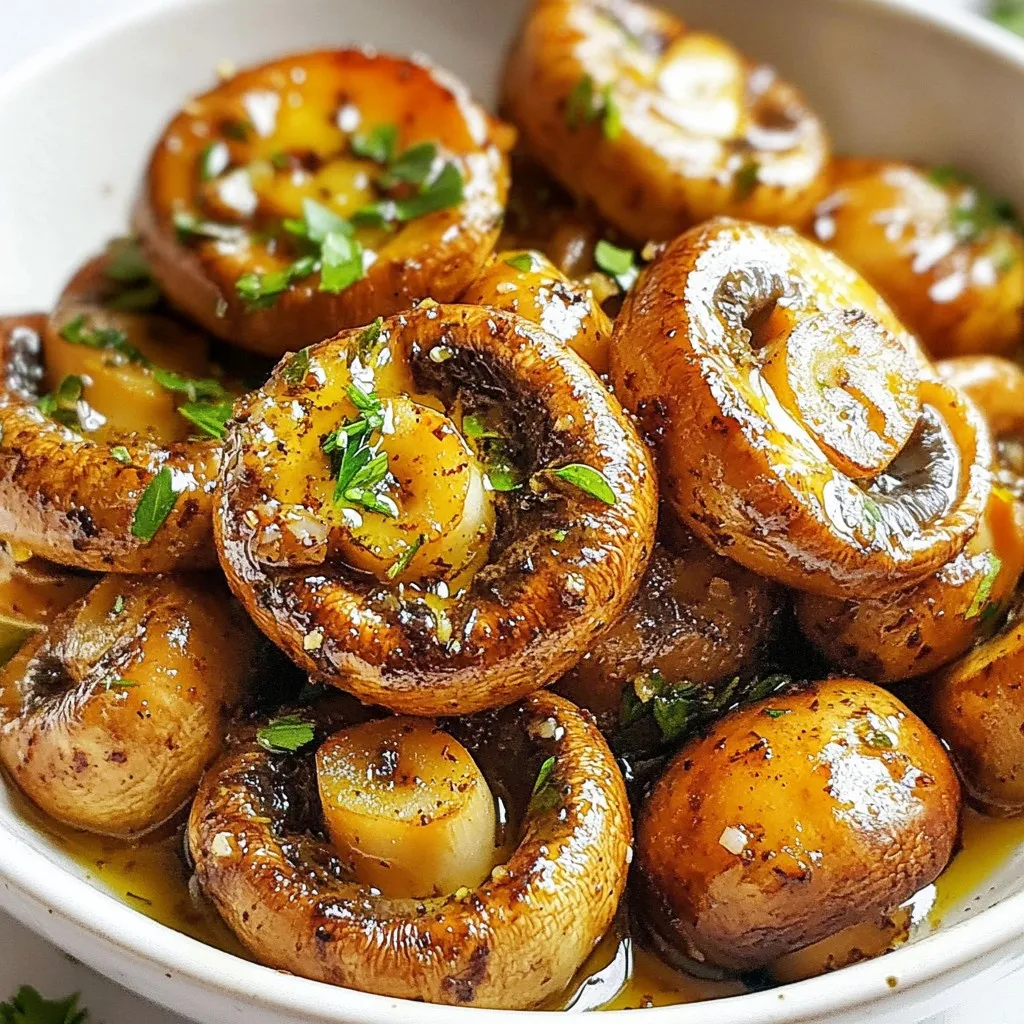 Garlic Herb Roasted Mushrooms Flavorful and Easy Dish