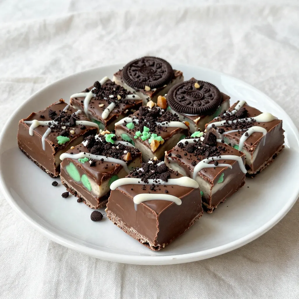 Chocolate Mint Oreo Fudge Delightful Treat Recipe