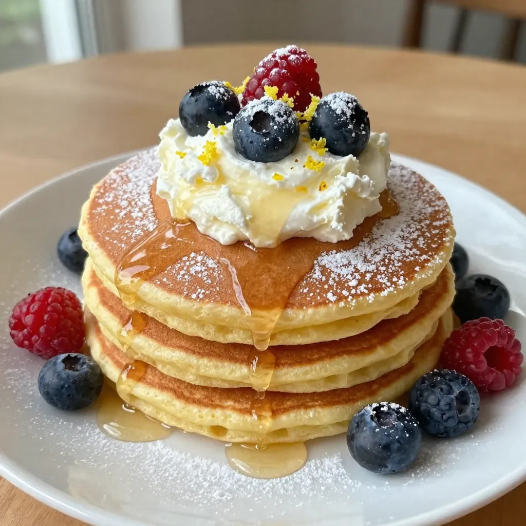 Lemon Ricotta Pancakes Fresh and Fluffy Delight