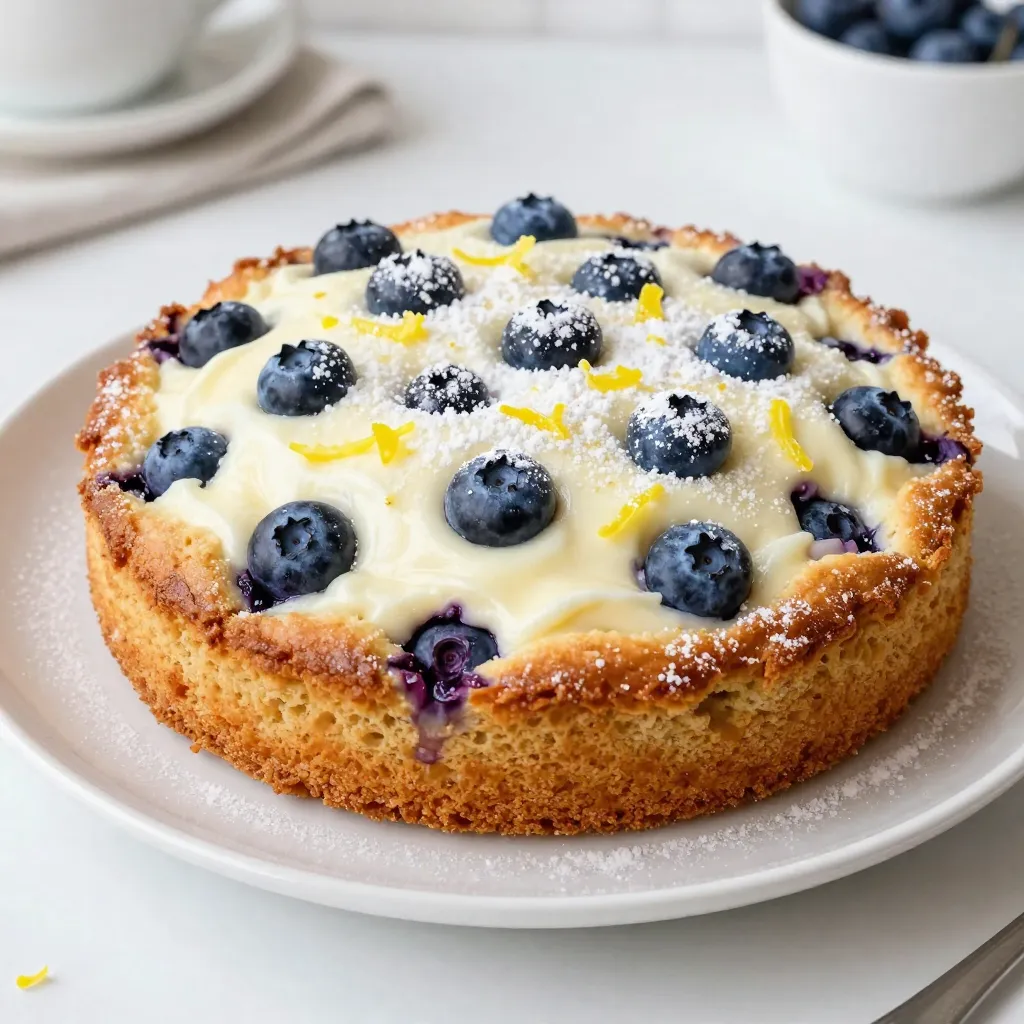 Blueberry Lemon Yogurt Cake Tasty and Simple Delight