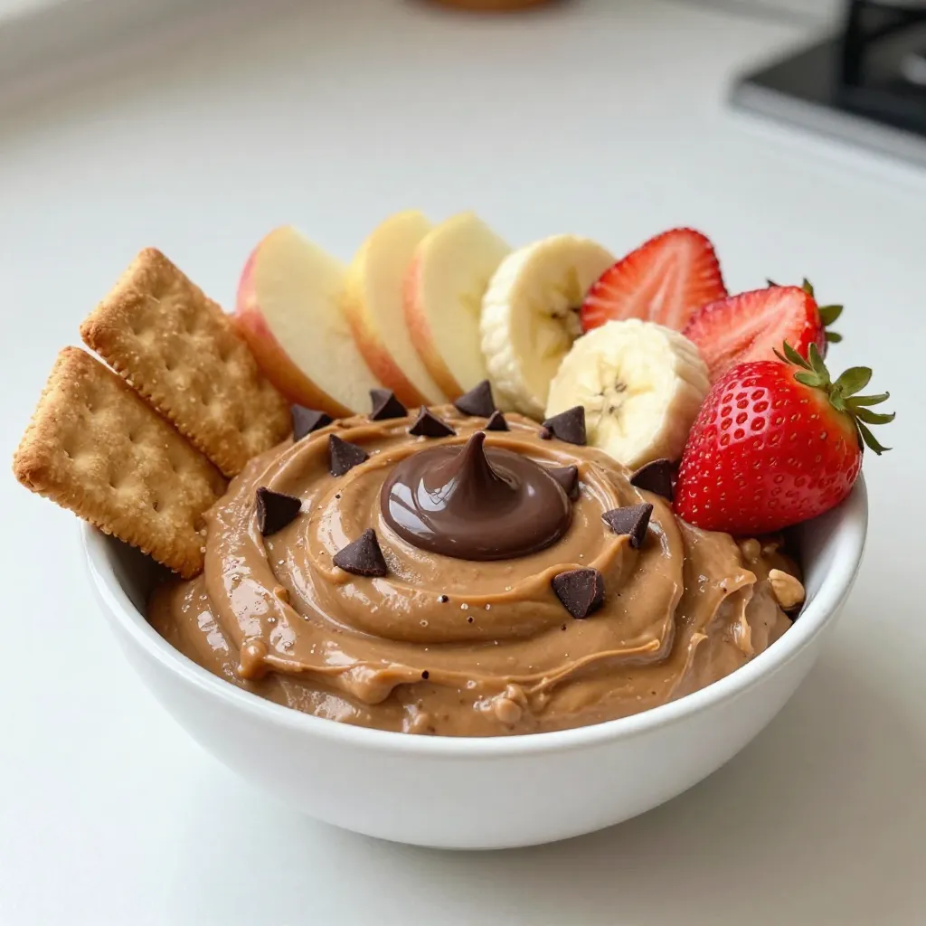 Peanut Butter Chocolate Chip Dip Tasty and Simple Treat